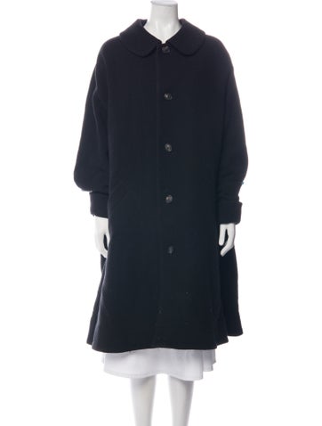 Pre-owned Bode Virgin Wool Coat In Blue