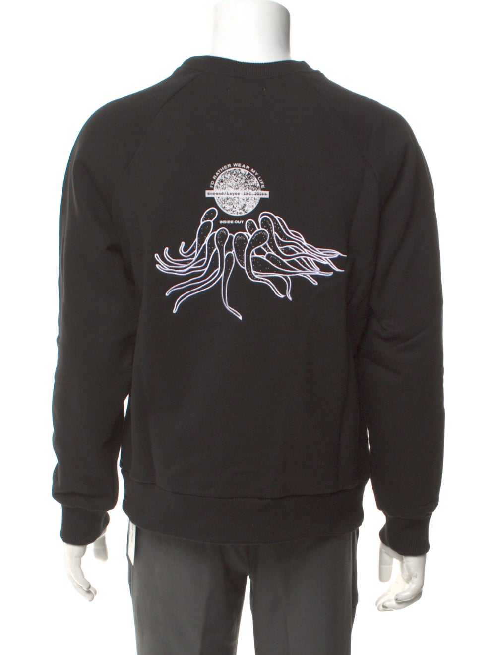 Second/Layer Graphic Print Crew Neck Sweatshirt - image 3
