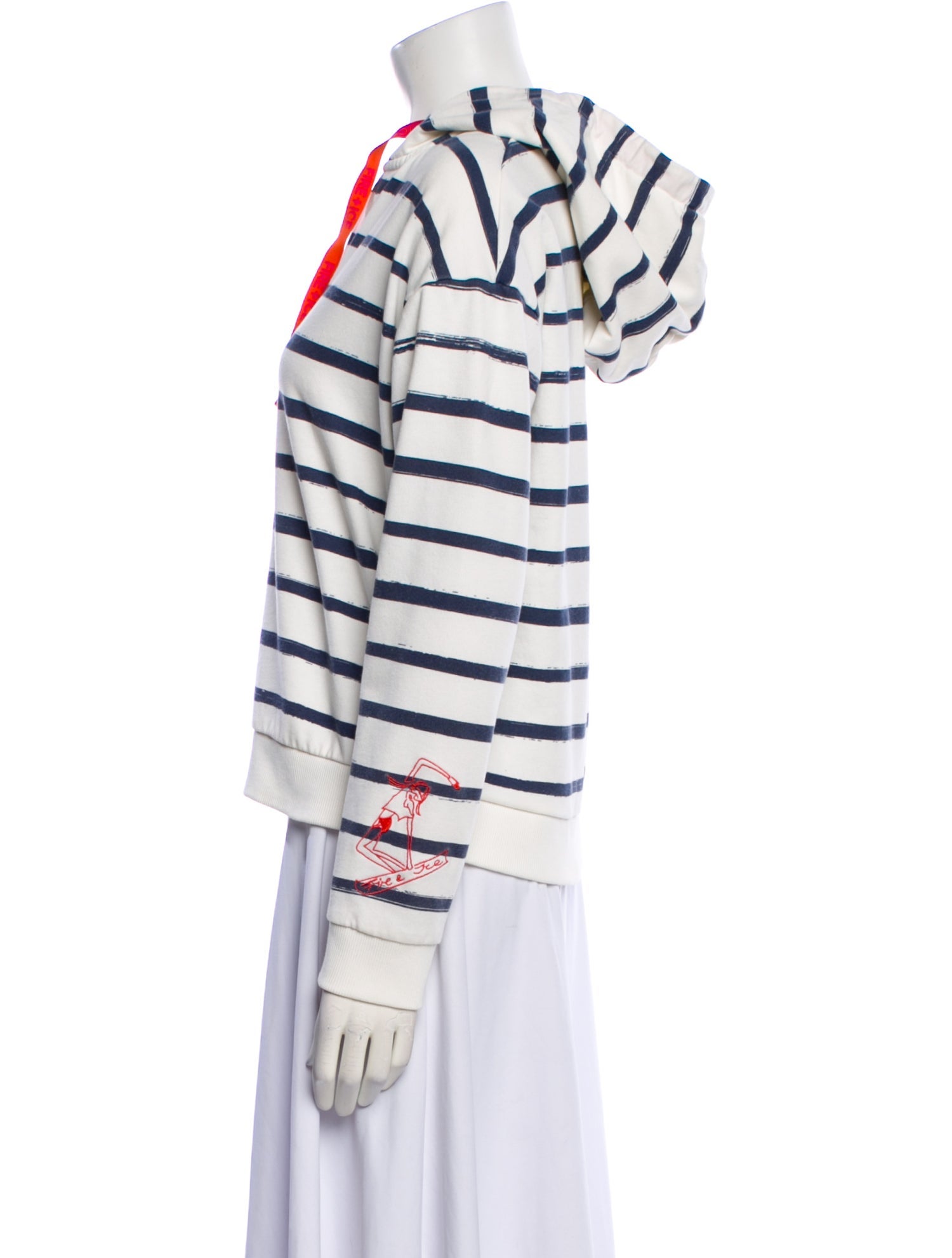 Bogner Fire + Ice Striped V-Neck Sweatshirt