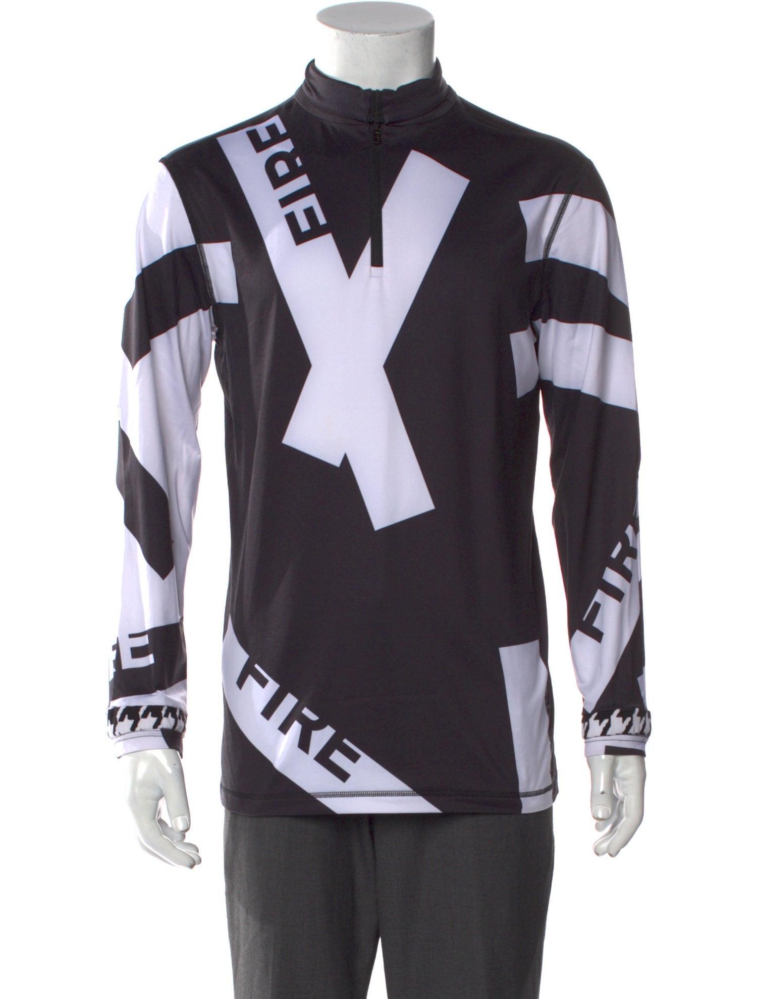 Bogner Fire + Ice Printed Mock Neck Sweatshirt