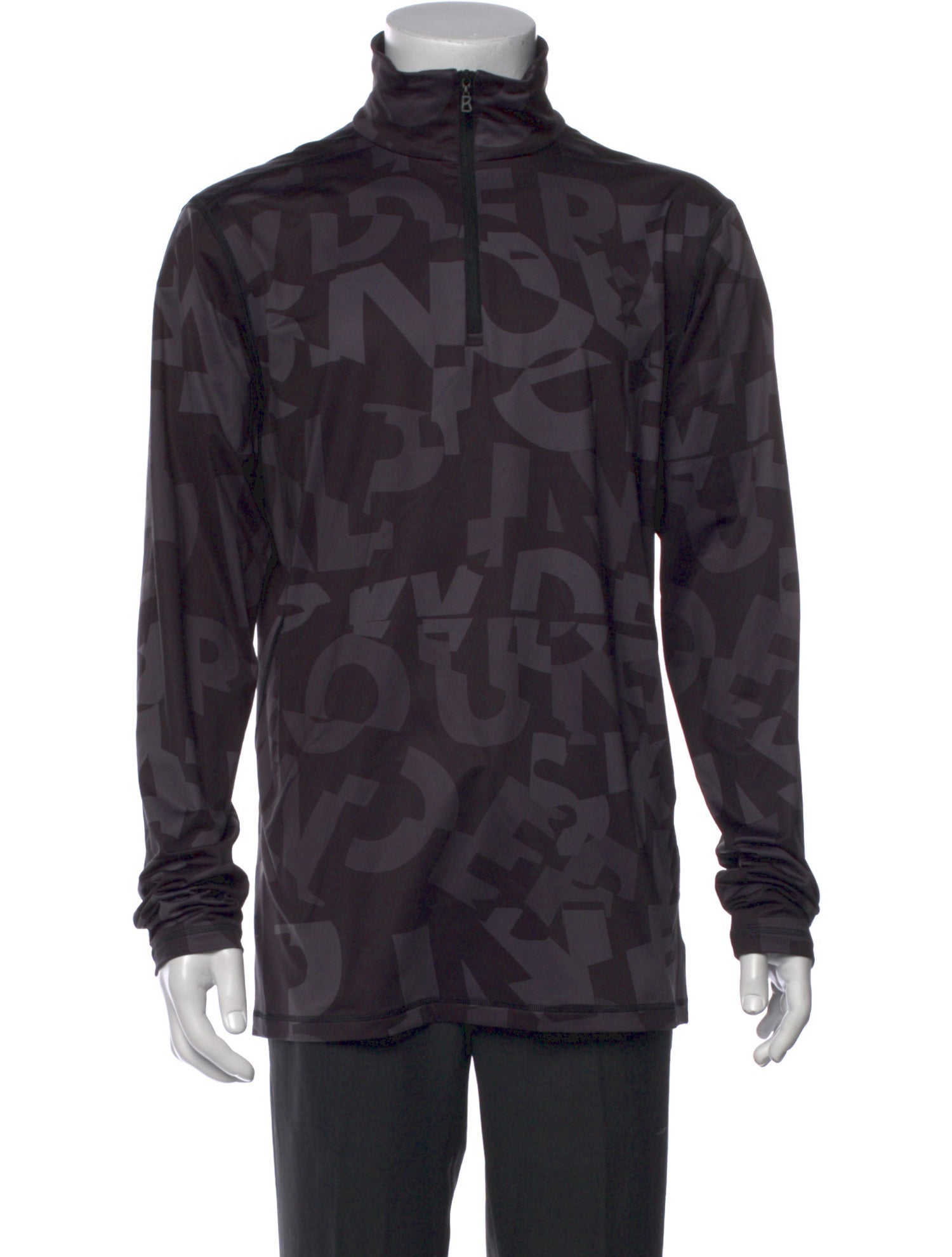 Bogner Fire + Ice Printed Mock Neck Sweatshirt