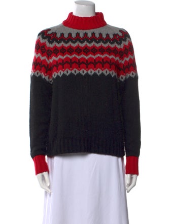 Bogner Fire + Ice Printed Turtleneck Sweater
