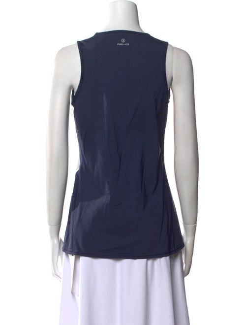 Bogner Fire + Ice Printed Scoop Neck Top