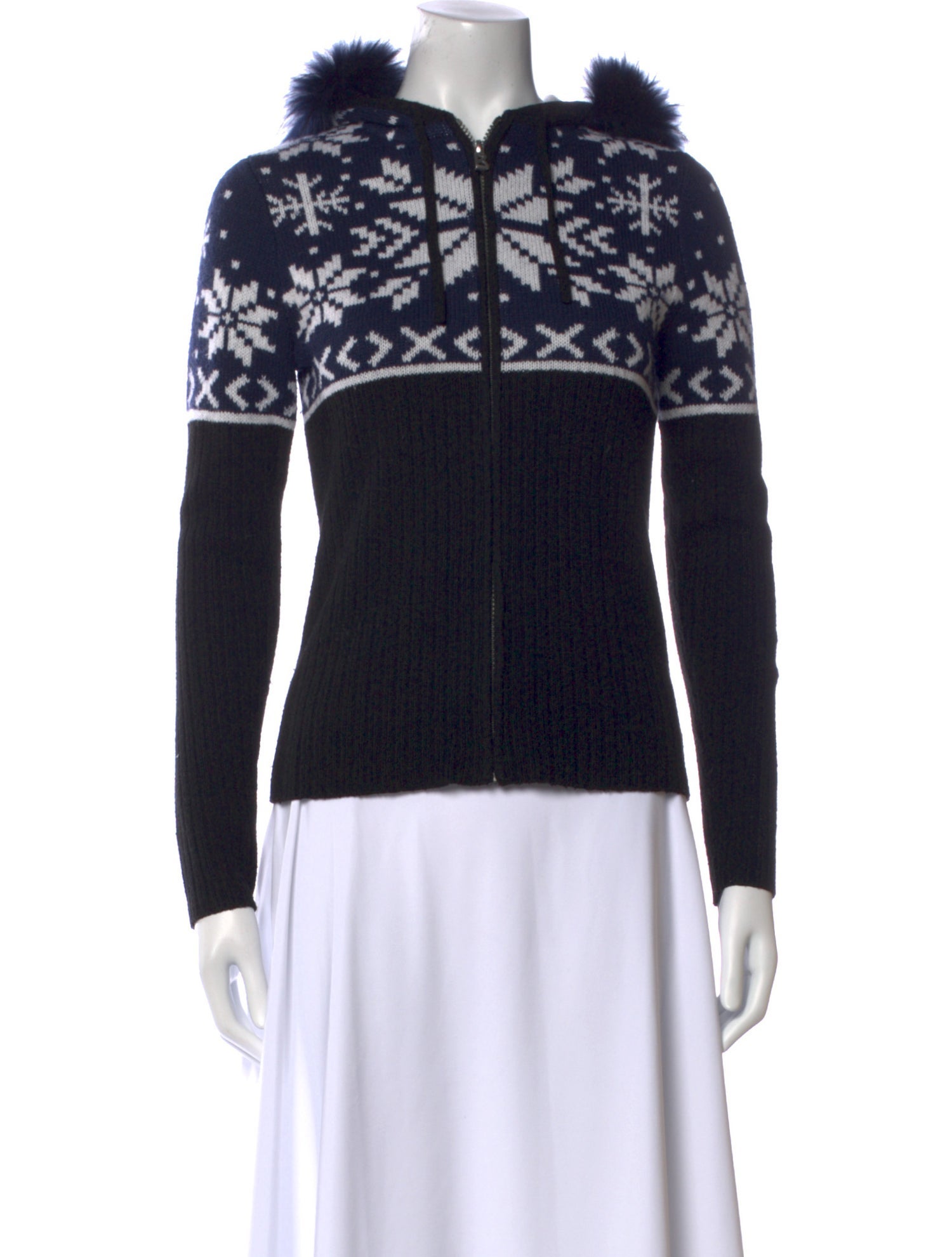 Bogner Fire + Ice Printed Crew Neck Sweater