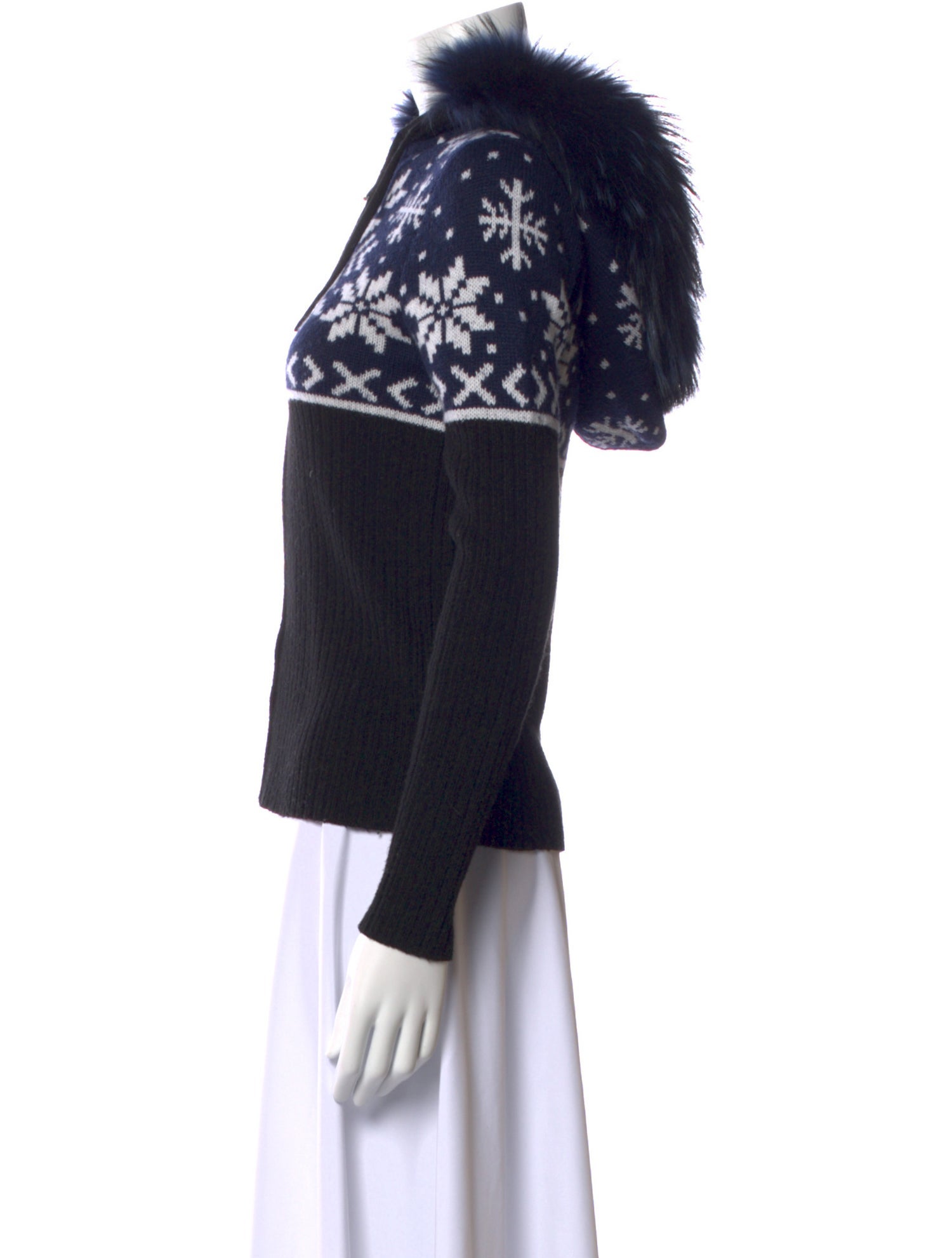 Bogner Fire + Ice Printed Crew Neck Sweater