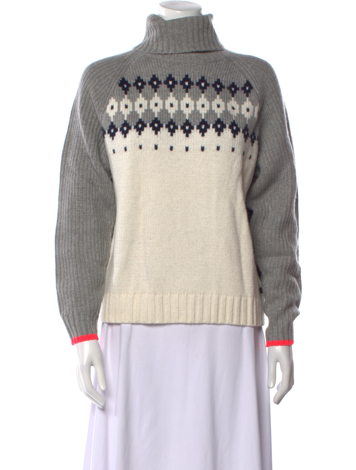 Bogner Fire + Ice Printed Turtleneck Sweater