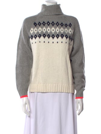 Bogner Fire + Ice Printed Turtleneck Sweater