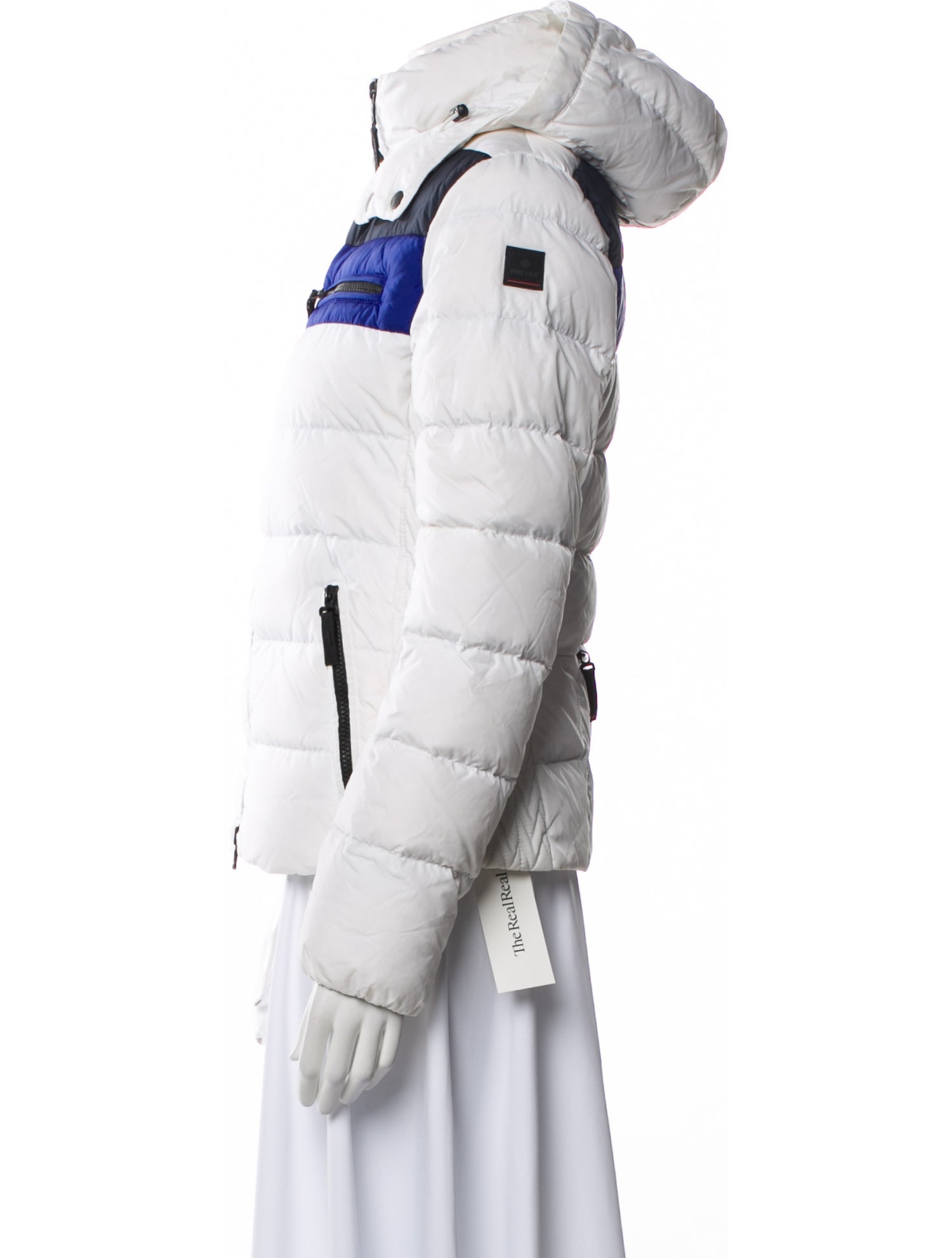 Bogner Fire + Ice Colorblock Pattern Down Jacket