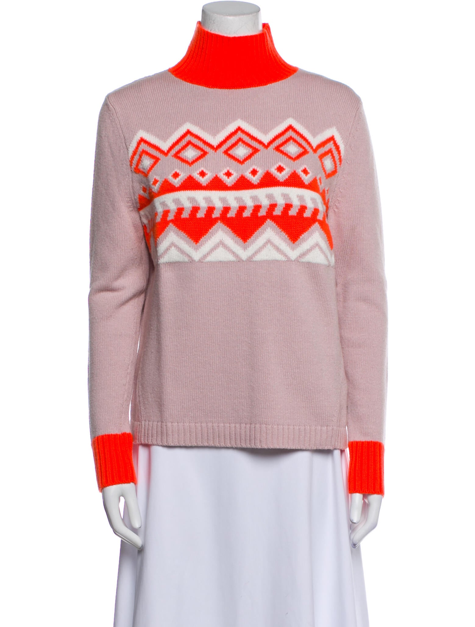Bogner Fire + Ice Printed Turtleneck Sweater