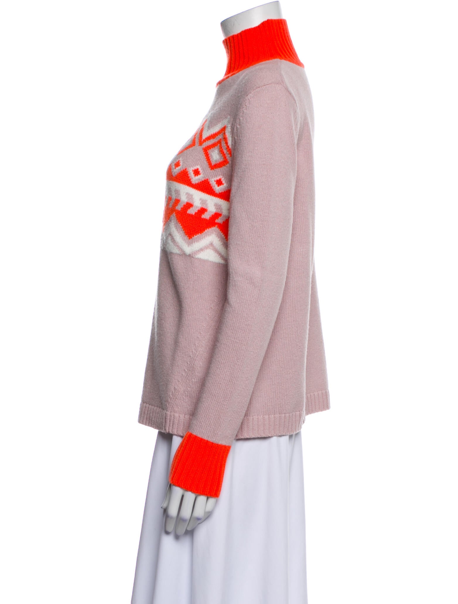 Bogner Fire + Ice Printed Turtleneck Sweater