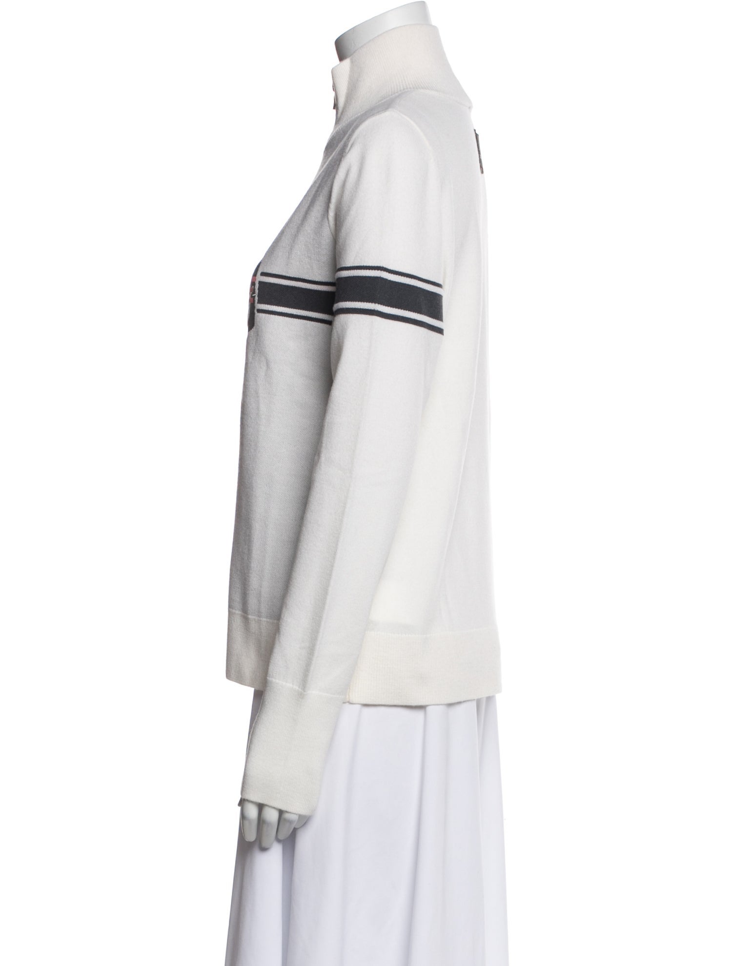 Bogner Fire + Ice Graphic Print Turtleneck Sweater