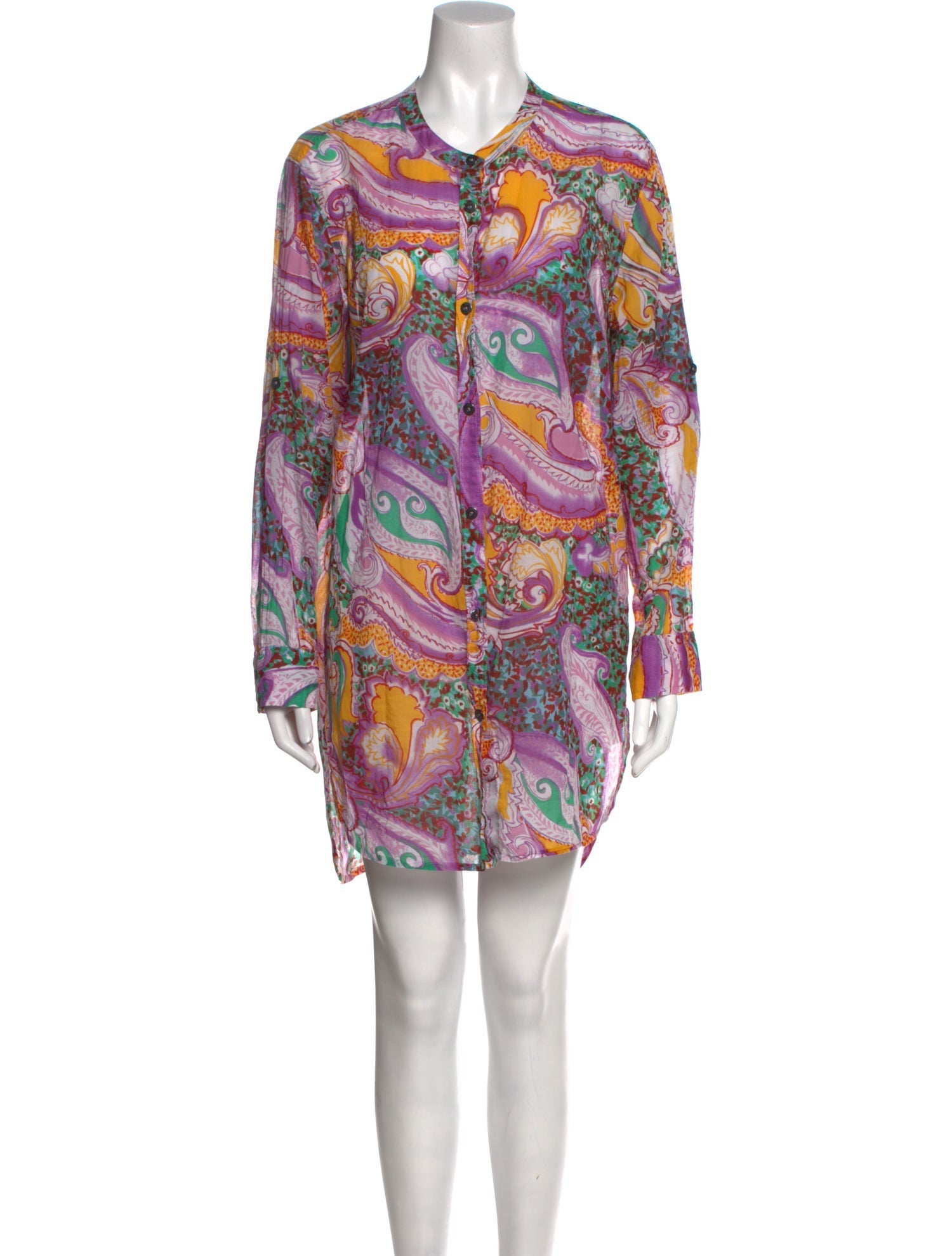 Bogner Fire + Ice Paisley Print Mini Dress