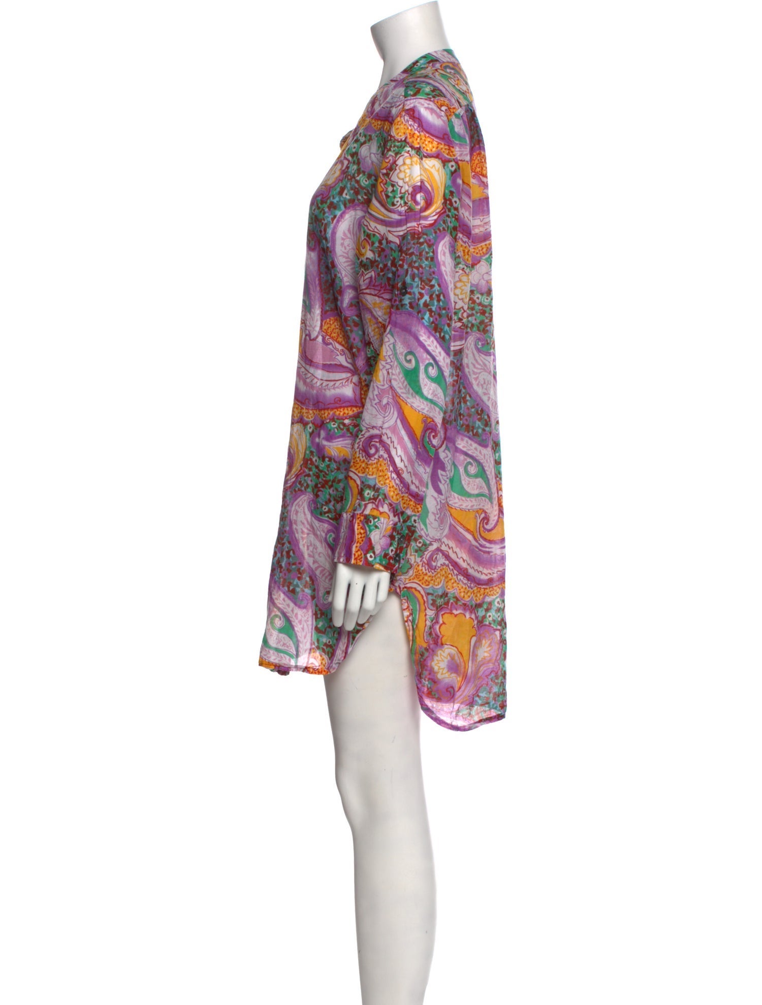 Bogner Fire + Ice Paisley Print Mini Dress