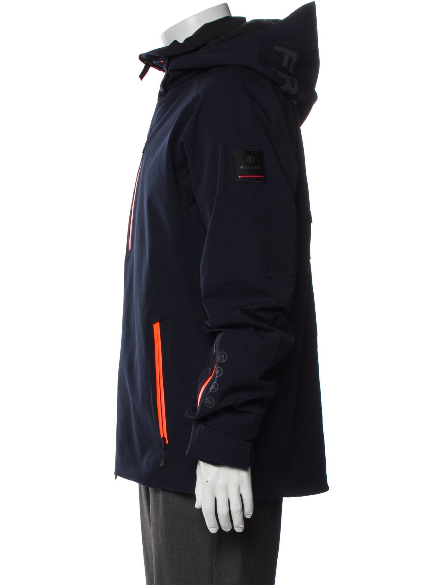 Bogner Fire + Ice Striped Windbreaker