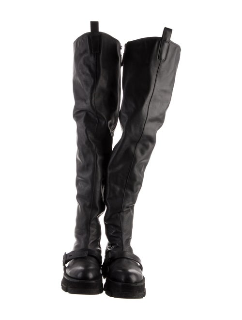 both x DION LEE Leather Boots