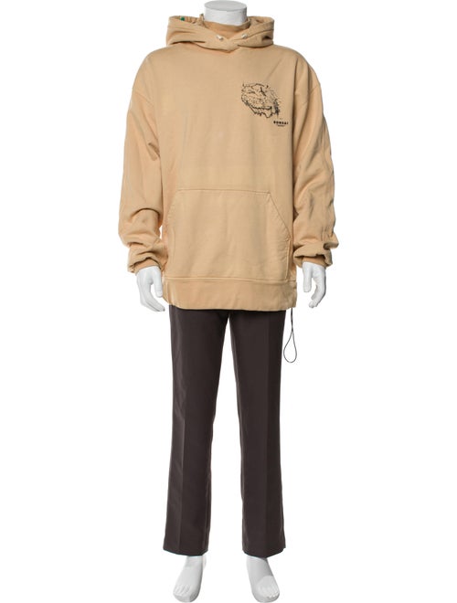 BONSAI Graphic Print Crew Neck Hoodie