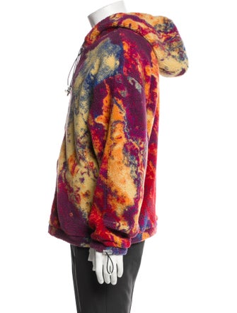 BONSAI Printed V-Neck Hoodie