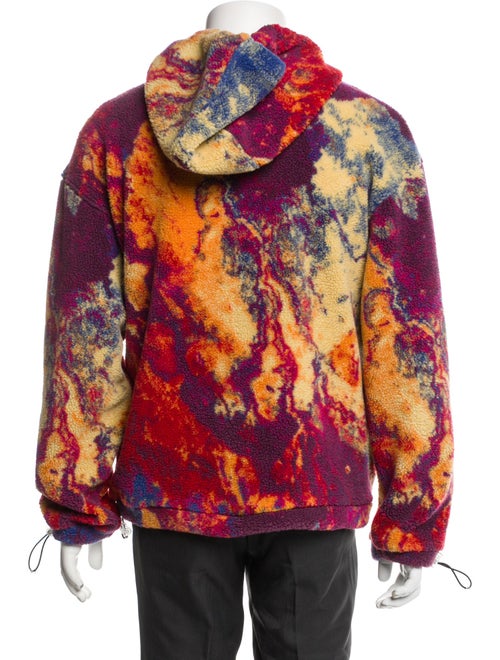 BONSAI Printed V-Neck Hoodie