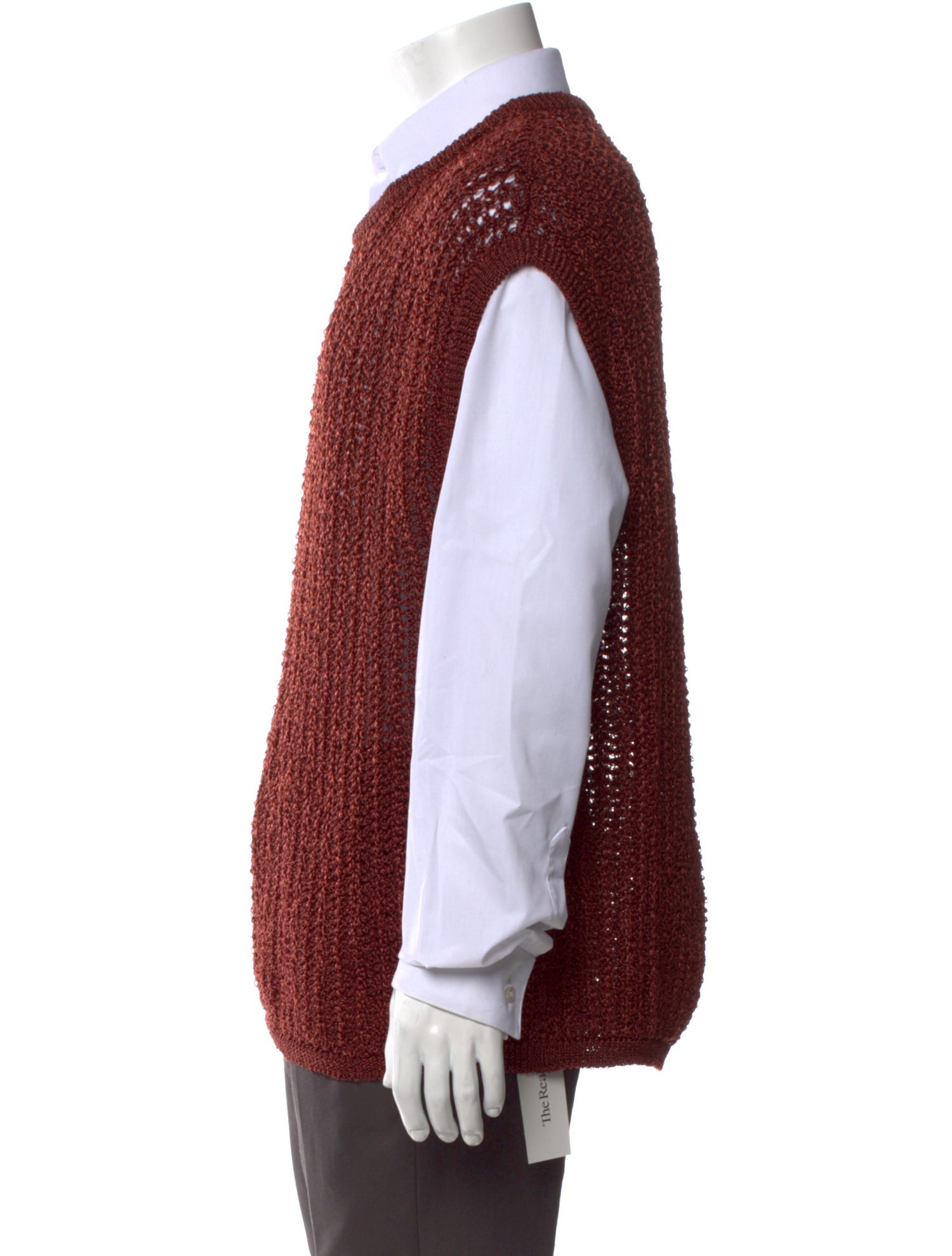 BONSAI Crew Neck Sleeveless Sweater Vest