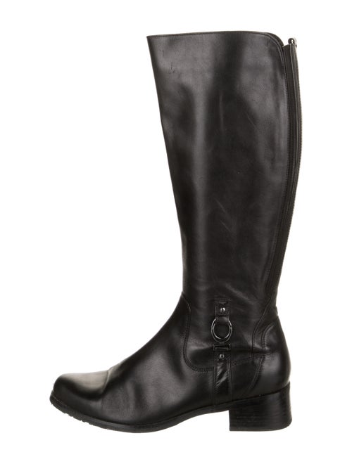 blondo Leather Riding Boots Black