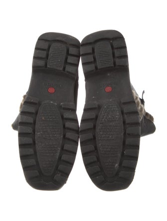 blondo Leather Fur Trim Riding Boots