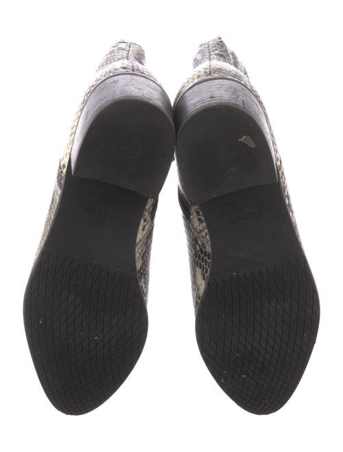 blondo Leather Animal Print Chelsea Boots