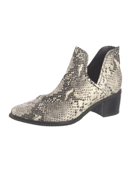 blondo Leather Animal Print Boots