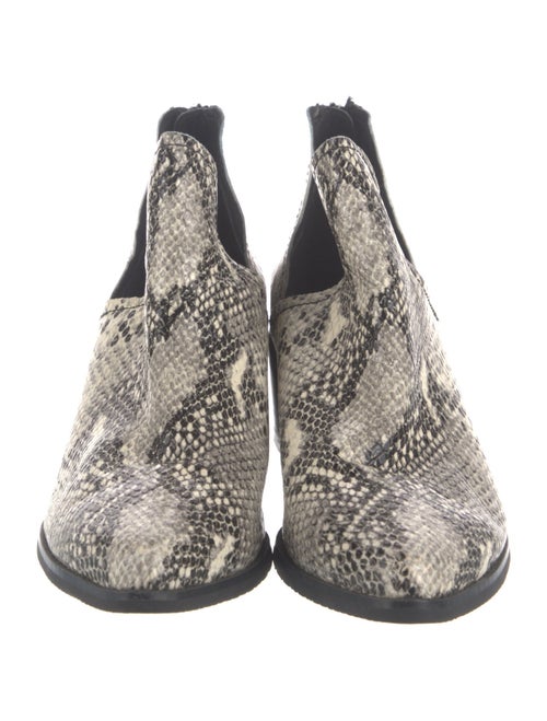 blondo Leather Animal Print Boots