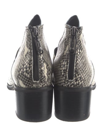 blondo Leather Animal Print Boots