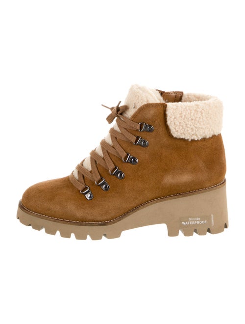blondo Suede Lace-Up Boots
