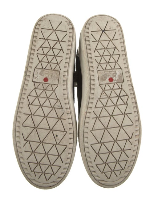 blondo Suede Colorblock Pattern Wedge Sneakers