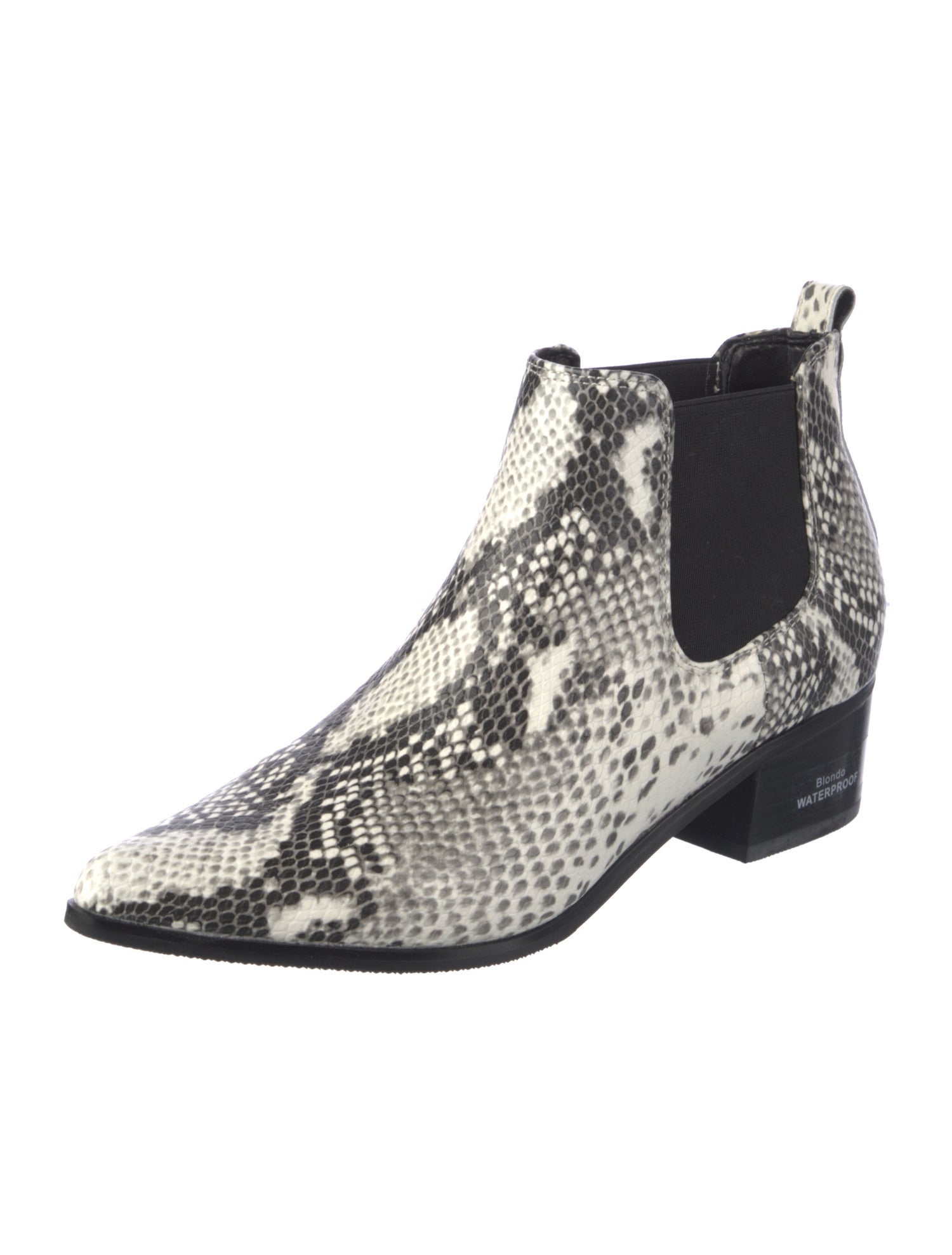 blondo Leather Animal Print Chelsea Boots w/ Tags