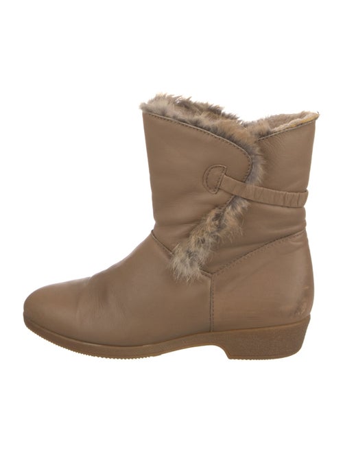 blondo Leather Faux Fur Trim Boots
