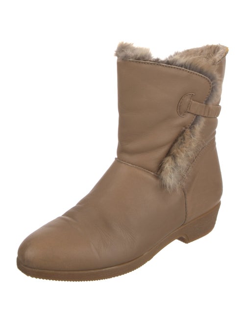 blondo Leather Faux Fur Trim Boots