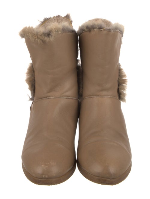 blondo Leather Faux Fur Trim Boots