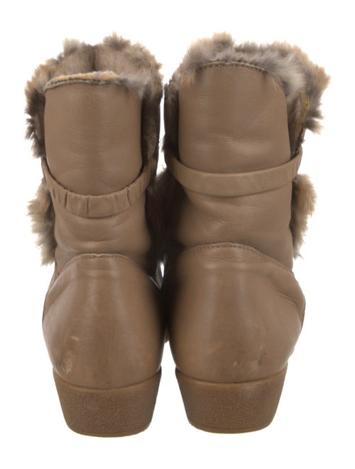 blondo Leather Faux Fur Trim Boots