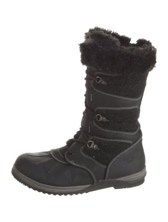 blondo Leather Lace-Up Boots