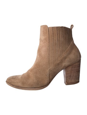 Pre-owned Blondo Suede Chelsea Boots In Brown