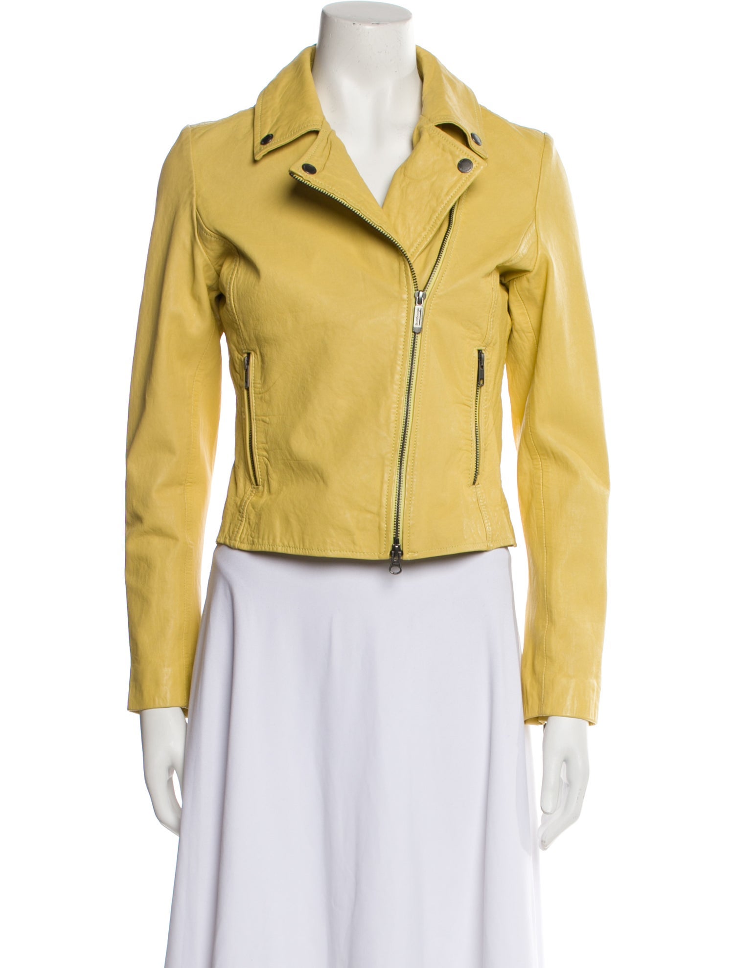 Bomboogie Lamb Leather Biker Jacket