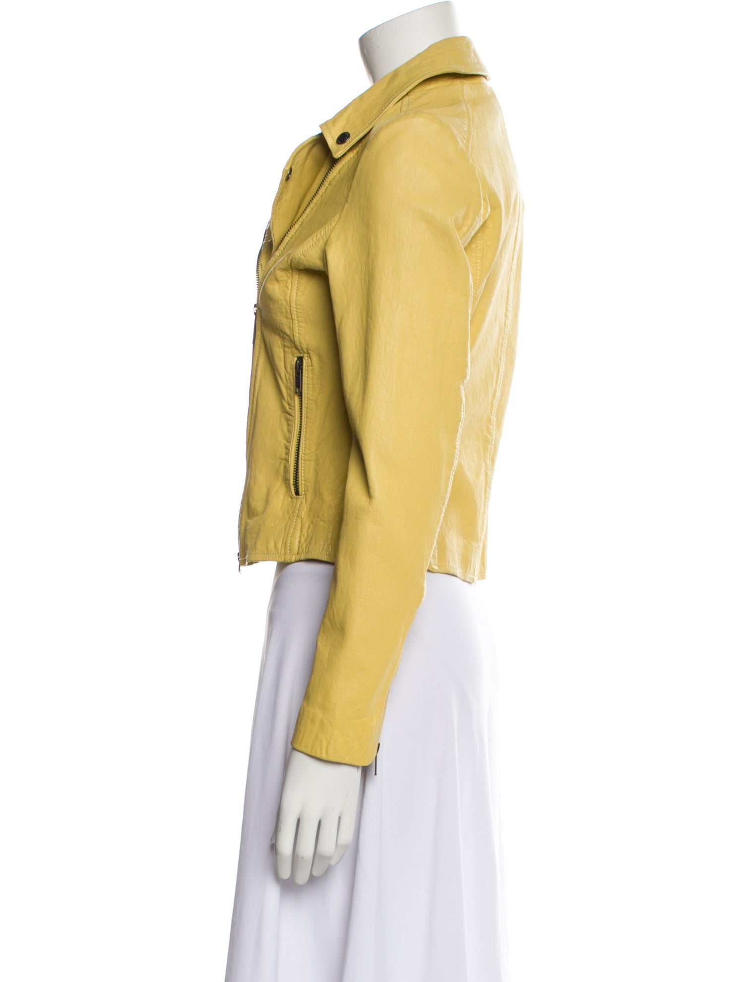 Bomboogie Lamb Leather Biker Jacket