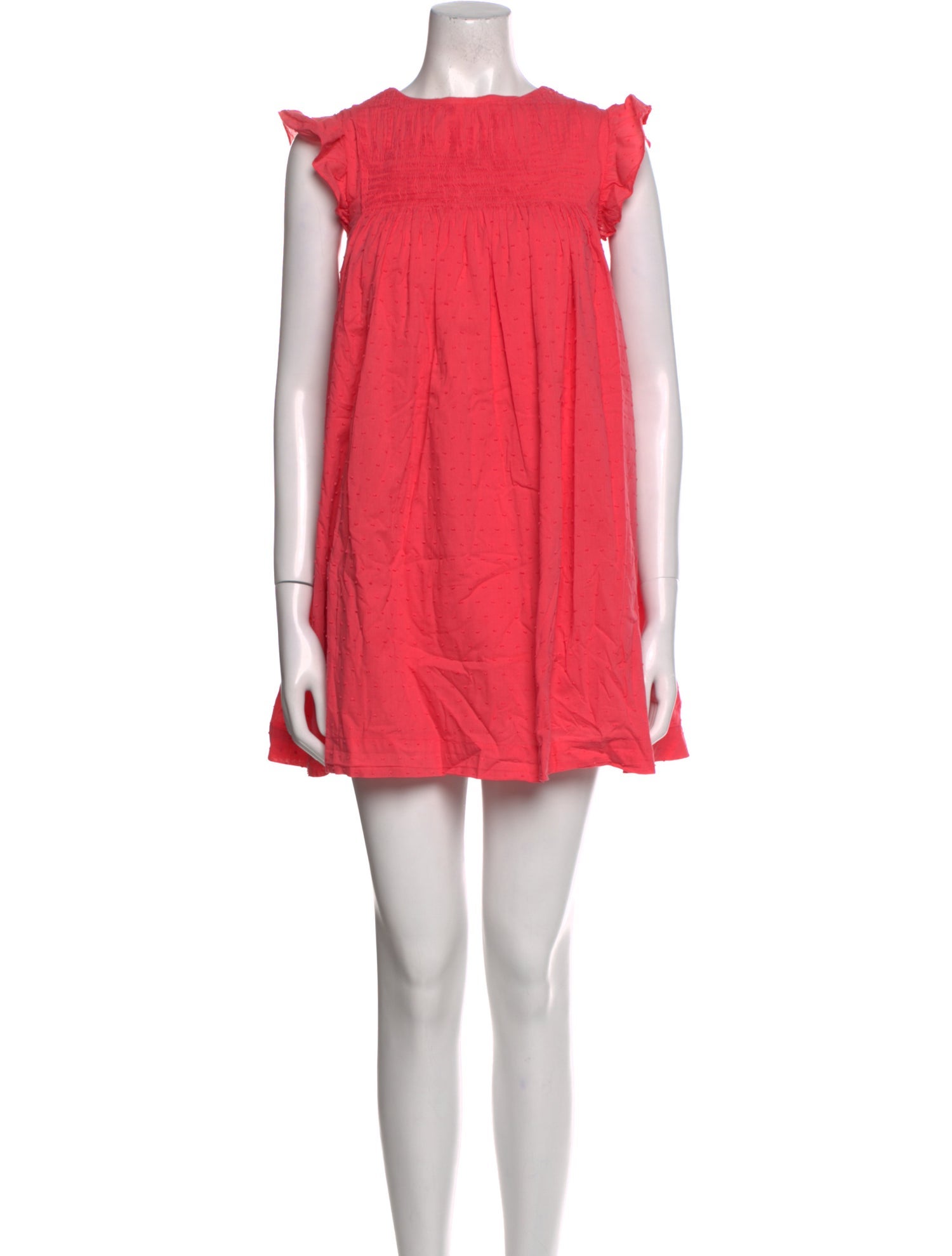 Bonton Bateau Neckline Mini Dress