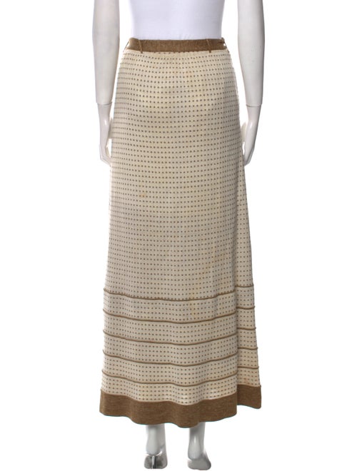 Bonwit Teller Printed Midi Length Skirt