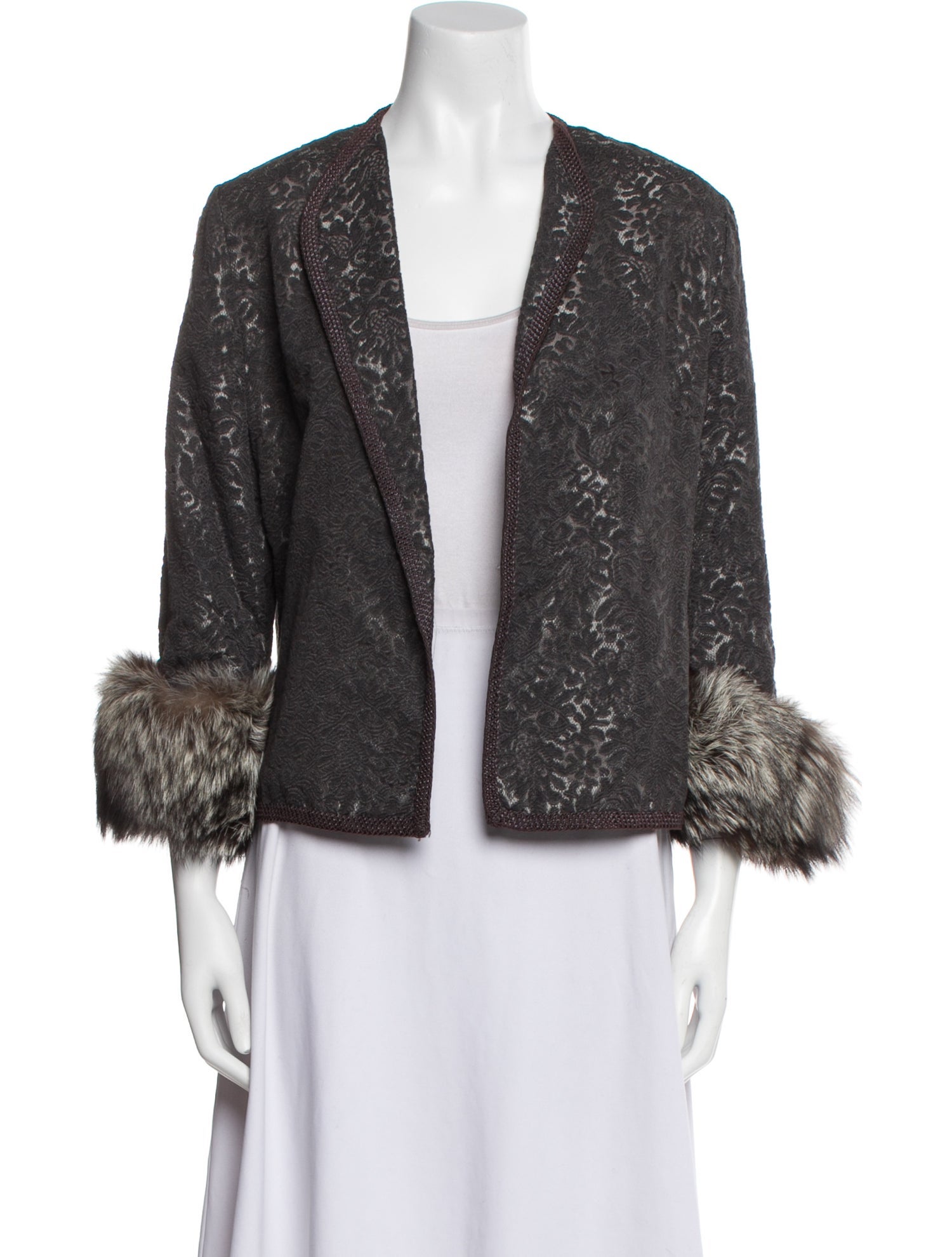 Bonwit Teller Lace Pattern Evening Jacket