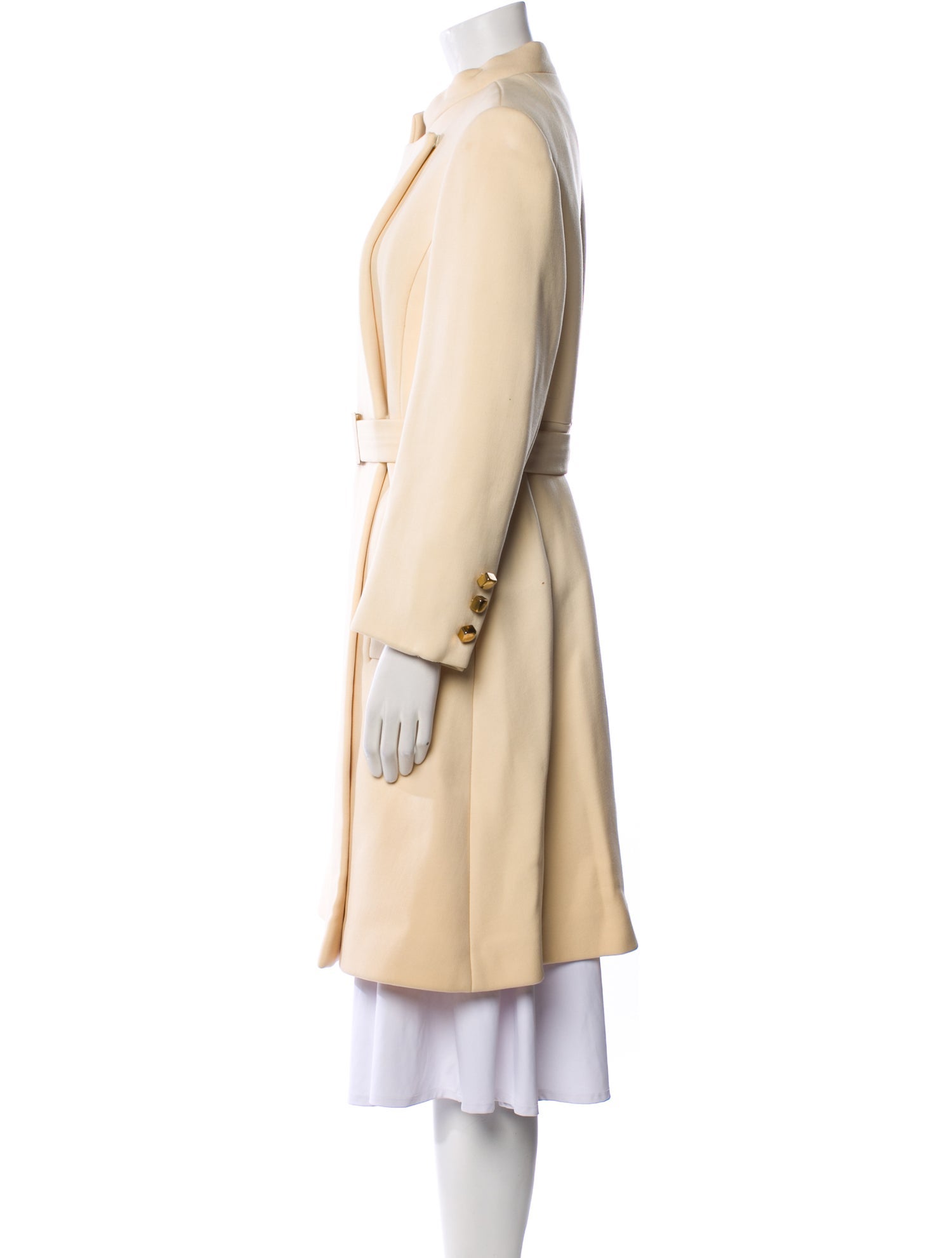 Bonwit Teller Virgin Wool Trench Coat