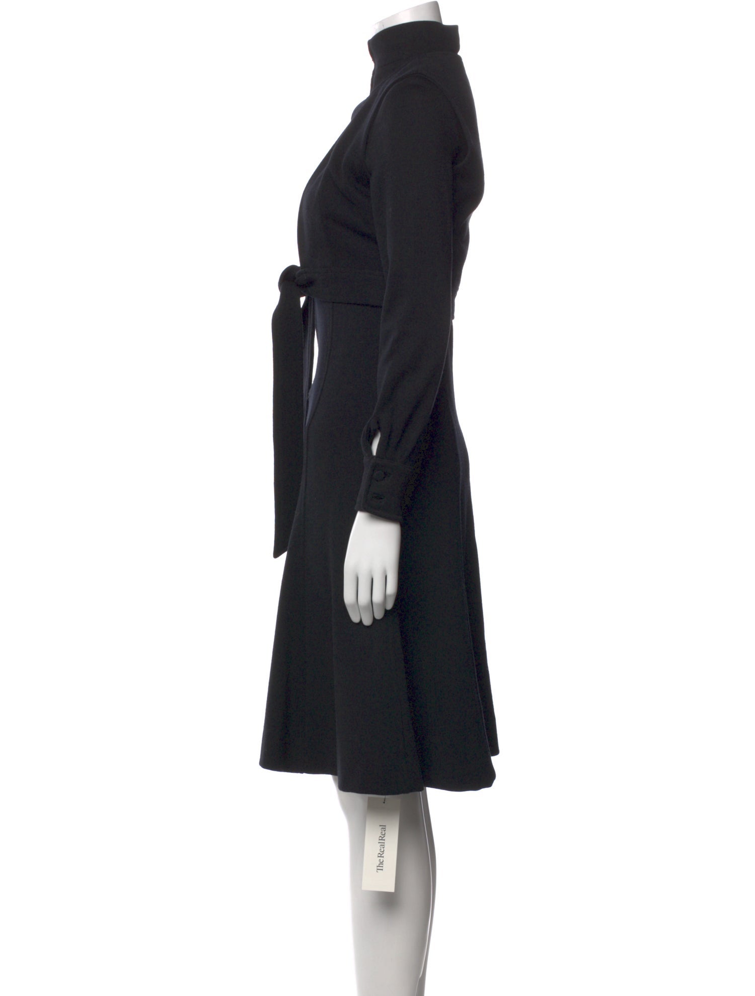 Bonwit Teller Mock Neck Long Dress