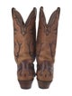 BOULET Leather Printed Western Boots