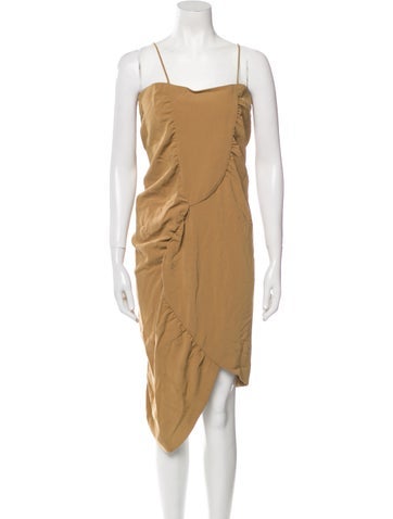 Boutet Solanes Dresses Square Neckline Midi Length Dress L