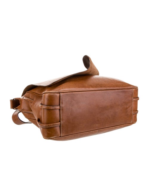Leonello Borghi Leather Messenger Bag