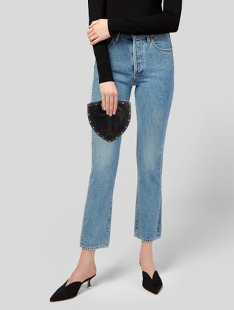 Leonello Borghi Leather Evening Bag