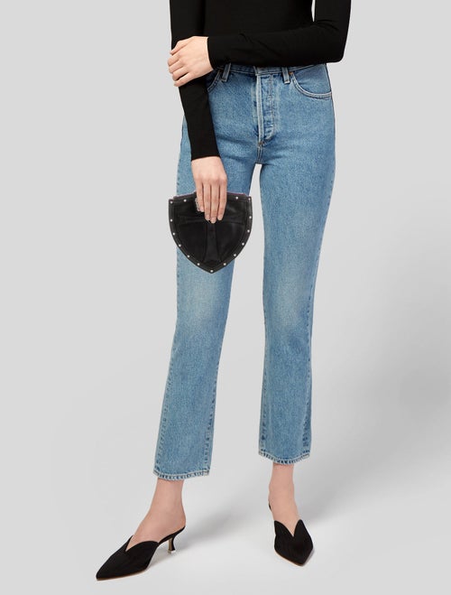 Leonello Borghi Leather Evening Bag